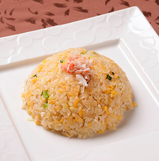 タラバ蟹入り炒飯